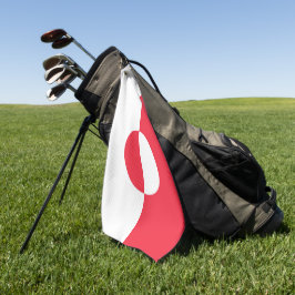 Grönländische Flagge Golfhandtuch