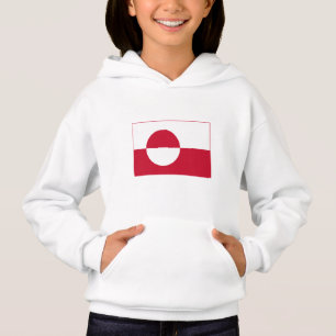 Grönländische Flagge Hoodie
