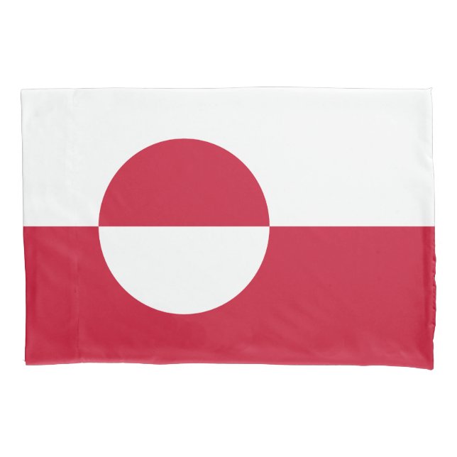 Grönländische Flagge Kissenbezug (Vorderseite)