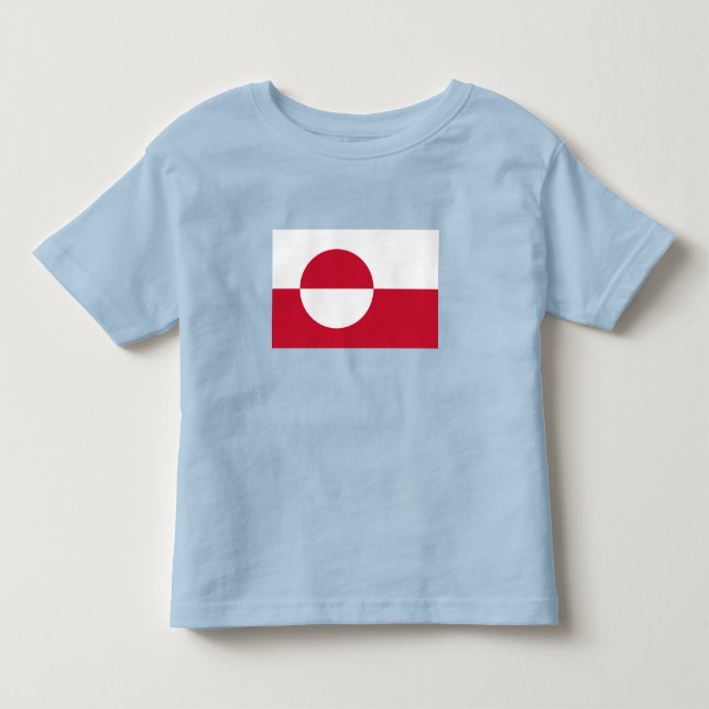Grönländische Flagge Kleinkind T-shirt (Vorderseite)