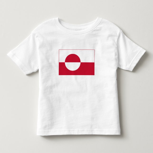 Grönländische Flagge Kleinkind T-shirt (Vorderseite)