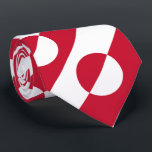 Grönländische Flagge Krawatte<br><div class="desc">Patriotische Flagge Grönlands.</div>