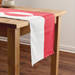 Grönländische Flagge Kurzer Tischläufer