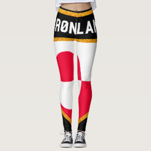 Grönländische Flagge Leggings