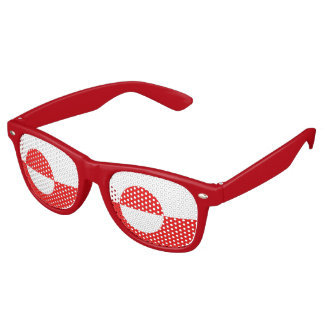 Grönländische Flagge Sonnenbrille