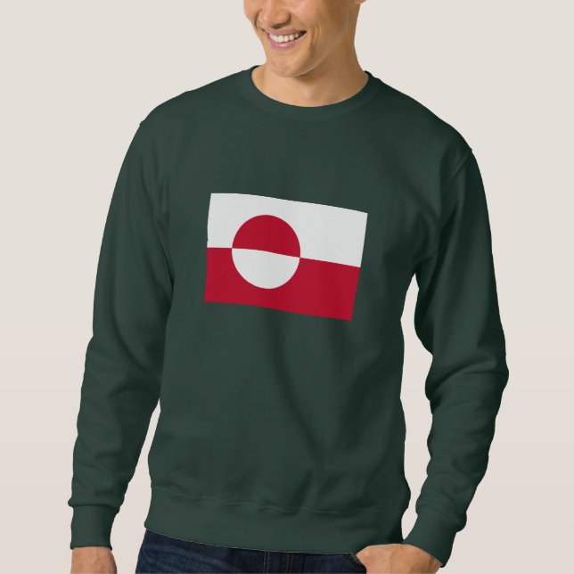 Grönländische Flagge Sweatshirt (Vorderseite)