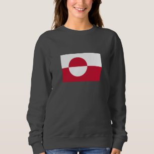 Grönländische Flagge Sweatshirt