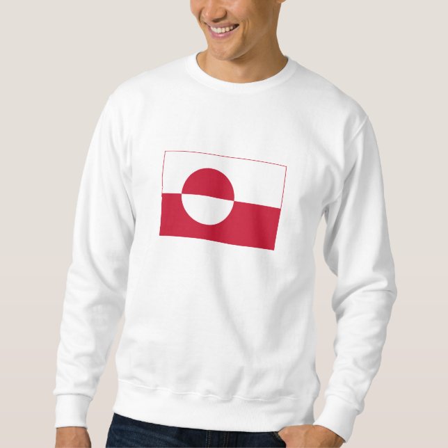 Grönländische Flagge Sweatshirt (Vorderseite)