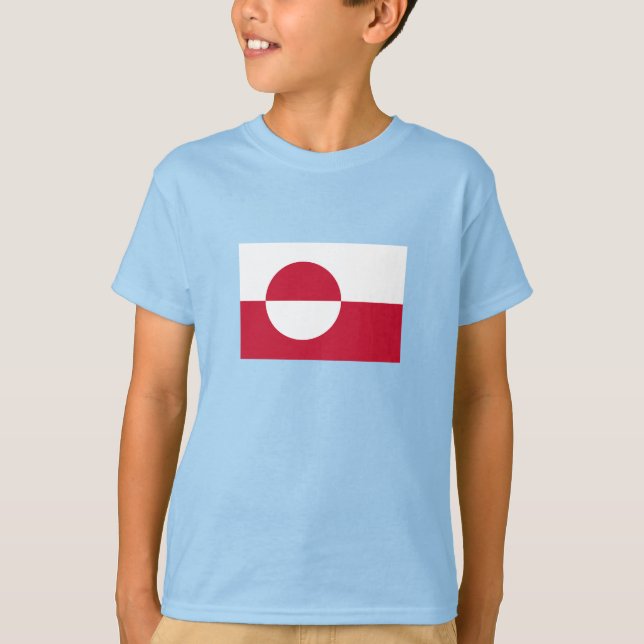 Grönländische Flagge T-Shirt (Vorderseite)