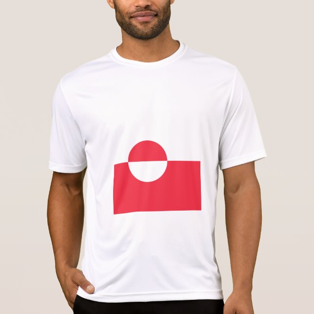 Grönländische Flagge T-Shirt (Vorderseite)