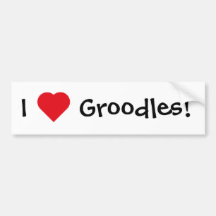 Groodles! Autoaufkleber