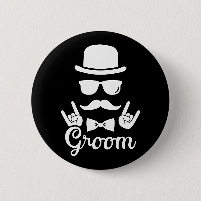 Groom Bachelor Party Button (Vorderseite)