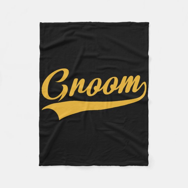 Groom - Bachelor Party - Hochzeit Fleecedecke (Vorderseite)