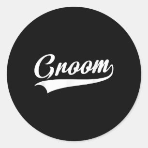 Groom - Bachelor Party - Hochzeit Runder Aufkleber