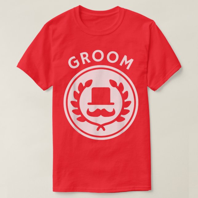 Groom BadgeBachelor Party, Hochzeit oder neu verhe T-Shirt (Design vorne)