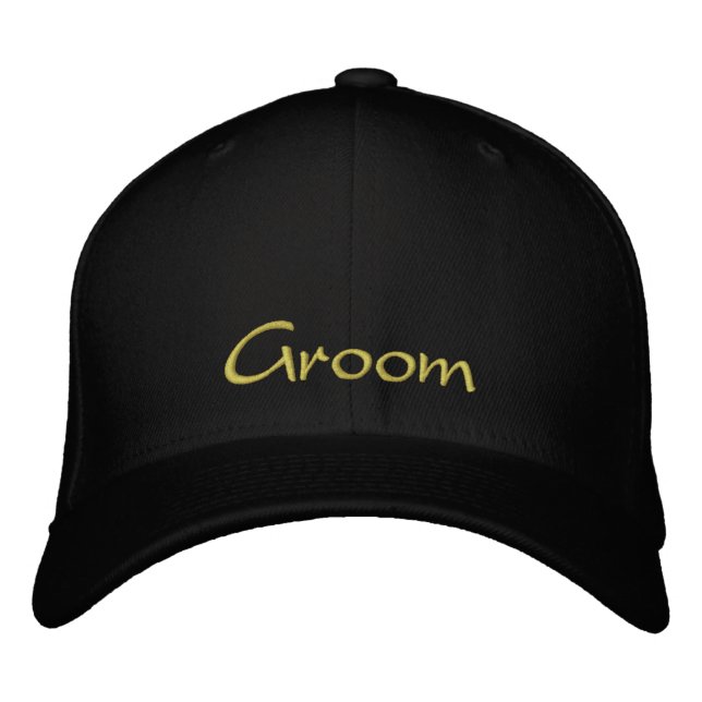 Groom Bestickte Baseballkappe (Vorderseite)