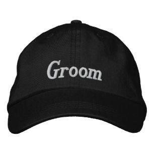 Groom bestickte Cap Bestickte Baseballkappe