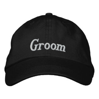 Groom bestickte Cap Bestickte Baseballkappe