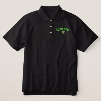 Groom besticktes Shirt
