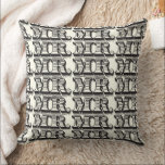 Groom Black and Ivory Mr Typografy Pattern Kissen<br><div class="desc">Sein Kissen. Groom Schwarz und Elfenbein Mr. Retro Typografie Muster Kissen Kissen Kissen . Ich habe die größere Größe, sodass es groß genug ist, um auf dem Markt zu sehen, aber die 16 Zoll ist viel groß, billiger und preisgünstig. Chalkboard Moderne Vintage Typografie Einladungen Sweet and sassy chalkboard Hochzeitsfeier T...</div>