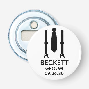 Groom Black Krawatte Flaschenöffner