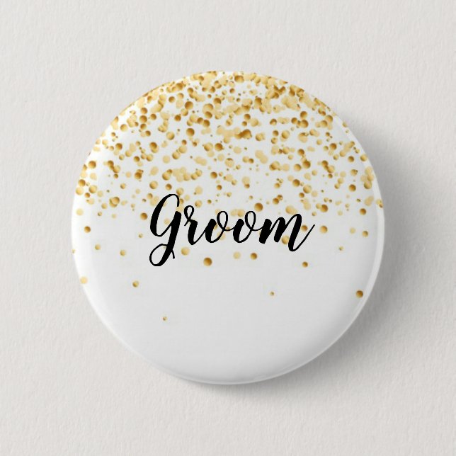 Groom Button (Vorderseite)