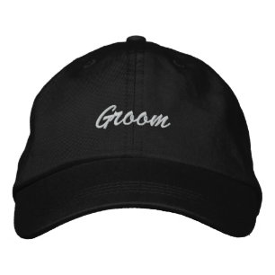 Groom Cap Bestickte Kappe