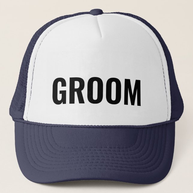 GROOM CAP HAT TRUCKERKAPPE (Vorderseite)