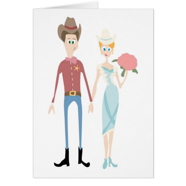 Groom comme Sheriff prend sa mariée de pays (Devant)