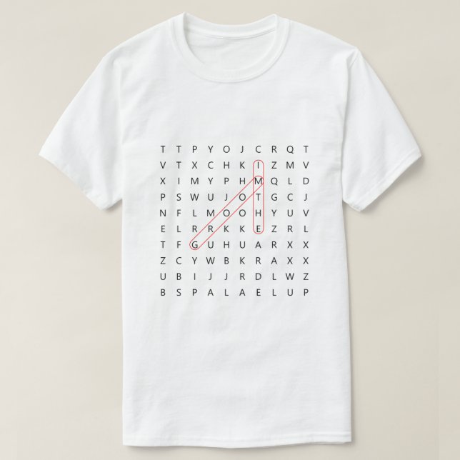 Groom Fun Word Search Wedding Bachelor Party T-Shi T-Shirt (Design vorne)