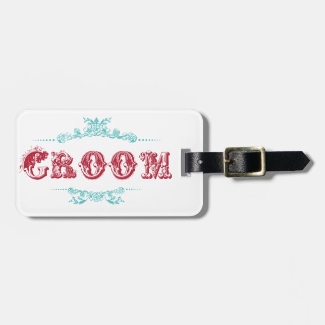 Groom Gepäckanhänger (Vorderseite horizontal)