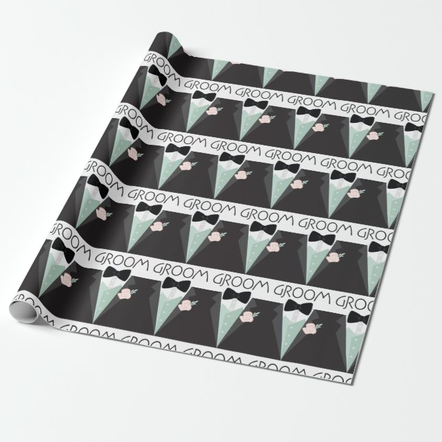 Groom Geschenkpapier (Ungerollt)