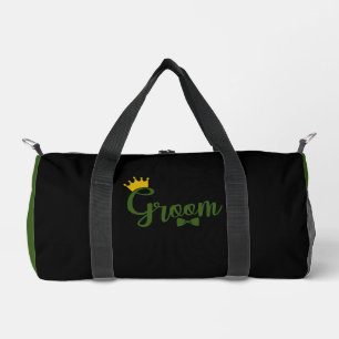 GROOM Green Black Duffle Bag