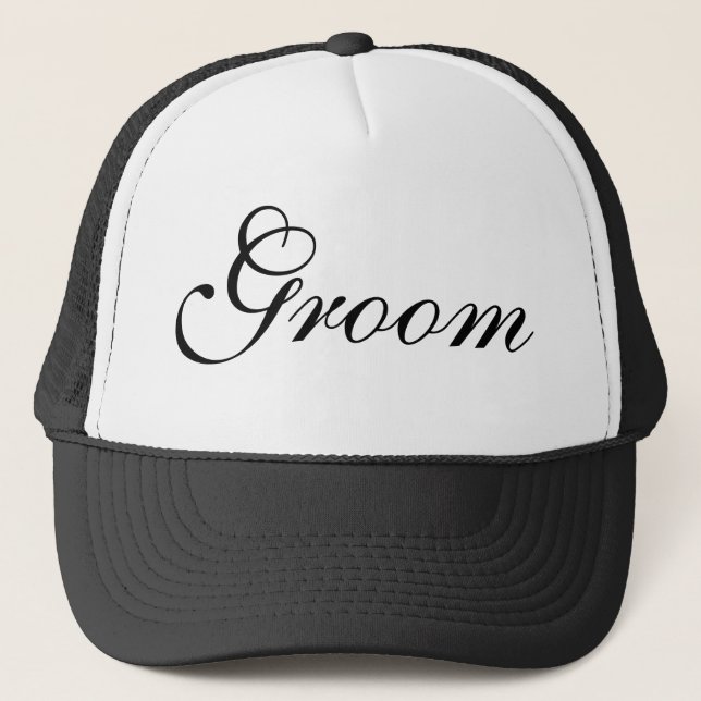 Groom Hat Truckerkappe (Vorderseite)