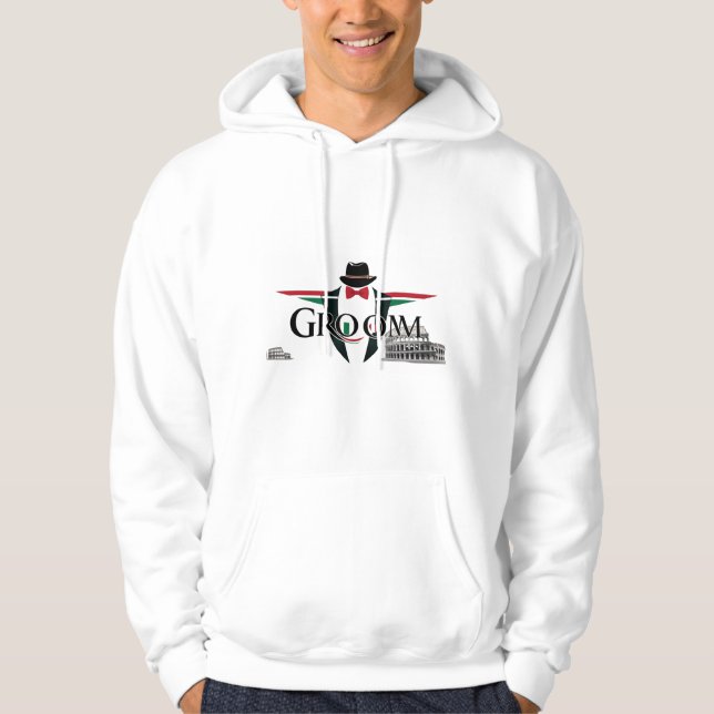 Groom Italian Inspiriert Hoodie (Vorderseite)