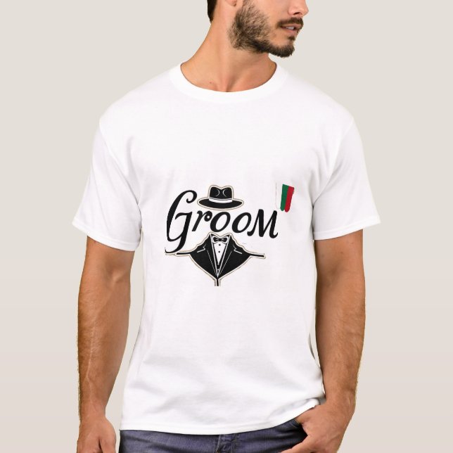 Groom Italienischer T - Shirt (Vorderseite)