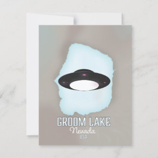 Groom Lake Nevada Reiseposter