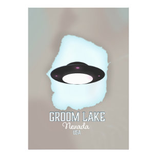 Groom Lake Nevada Reiseposter Fotodruck