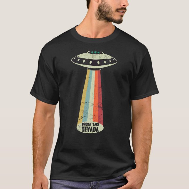 Groom Lake Nevada Retro Top Secret Area 51 UFO UAP (Vorderseite)
