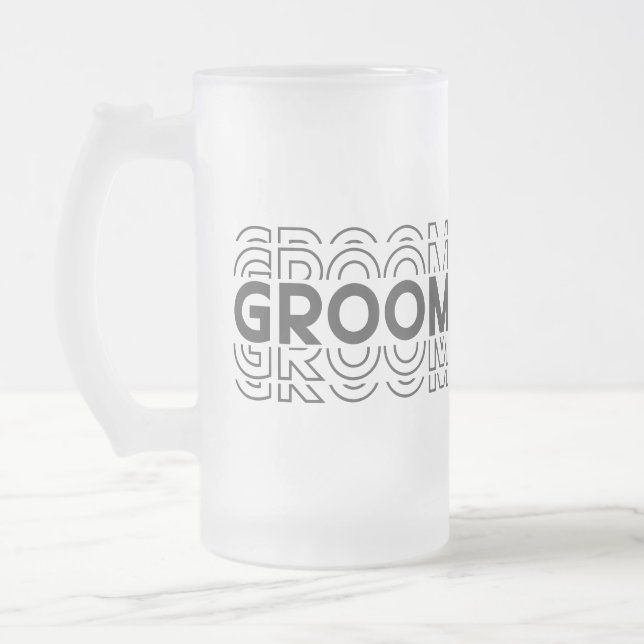 Groom Mattglas Bierglas (Links)