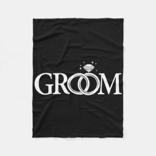 Groom Men Wedding Day Bachelor Party Fleecedecke