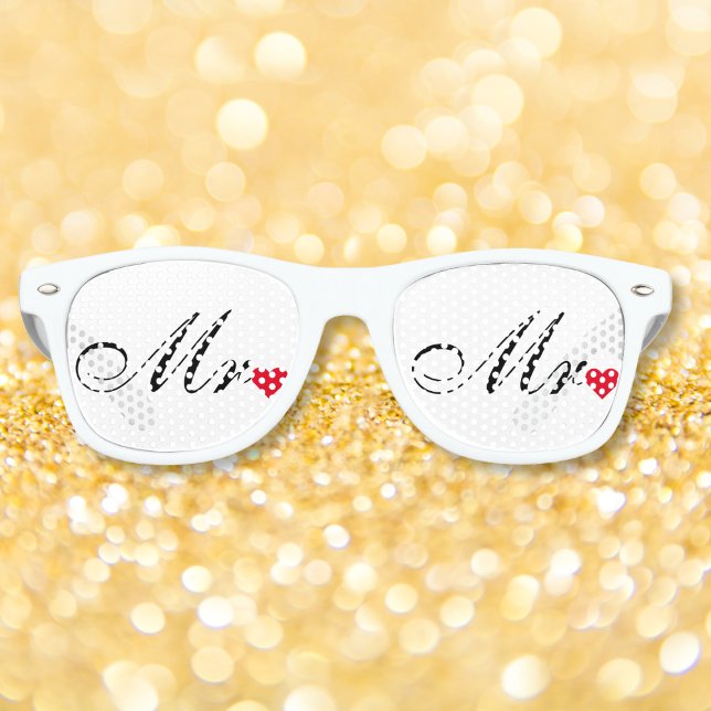 Groom Newlyweds Paare Wedding Party Shades Partybrille (Mr Groom Newlyweds Couples Wedding Party Shades)