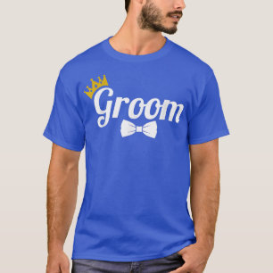 Groom Niedliche Verlobung Matching Newlyweds Bache T-Shirt