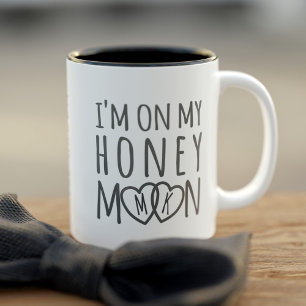 Groom On My Honeymoon Monogramme Coffee Mug