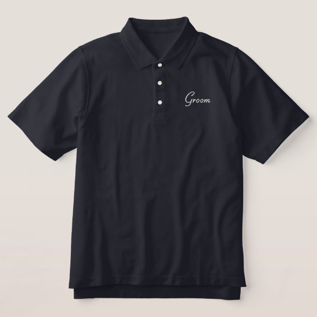 Groom Polo Shirt (Design Vorderseite)