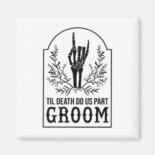 Groom Skeleton Hand Paare Matching Wedding Hallo Magnet