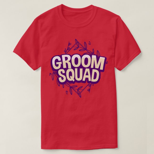 Groom Squad 2 T-Shirt (Design vorne)