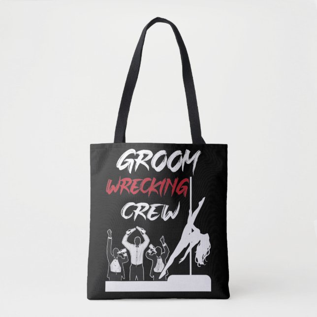 Groom Squad Bachelor Party Drinks Crew Tasche (Vorderseite)