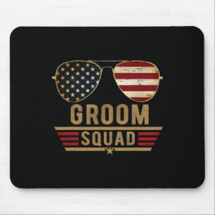 Groom Squad Bachelor Party Trauzeugen Hochzeit US Mousepad
