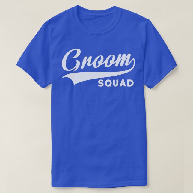 Groom Squad - Bachelor Party - Wedding T-Shirt (Design vorne)